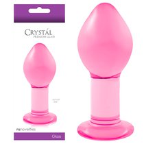 Анальная пробка Crystal Large - Pink, большая
