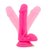 Розовый реалистичный фаллоимитатор на присоске NEO 6INCH DUAL DENSITY COCK - 15,2 см., цвет розовый - Blush Novelties