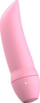 Розовая вибропуля Bmine Basic Curve - 7,6 см., цвет розовый - B Swish