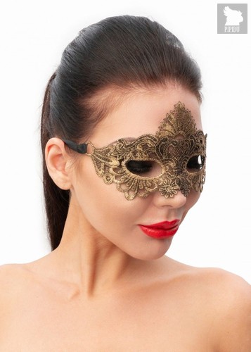Золотистая женская карнавальная маска, цвет золотой - МиФ