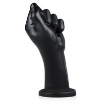 Черная, сжатая в кулак рука Fist Corps - 22 см., цвет черный - edc collections