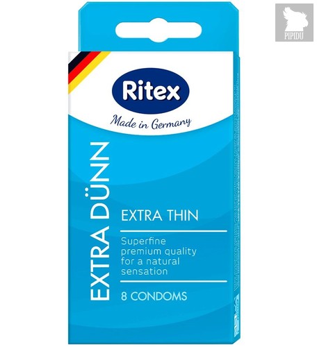 Ультратонкие презервативы RITEX EXTRA DUNN - 8 шт. - RITEX