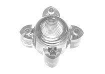 Прозрачное эрекционное кольцо Rings Screw, цвет прозрачный - Lola Toys