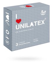 Презервативы Unilatex - Dotted с точками, 3 шт. - Unilatex