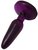 Фиолетовая анальная пробка HONEY DOLLS - 16 см., цвет фиолетовый - Eroticon