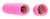 Розовая вибропуля Speed Bullet - 9,3 см., цвет розовый - Shots Media