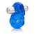 Эрекционное кольцо Micro Vibe Arouser - Power Duckie, цвет голубой - California Exotic Novelties