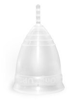Прозрачная менструальная чаша OneCUP Sport - размер L, цвет прозрачный - Onecup