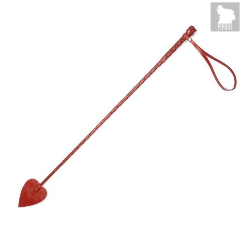 Красный кожаный стек с наконечником-стрелой - 70 см, цвет красный - Sitabella (СК-Визит)