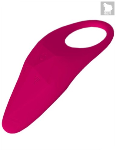 Малиновое эрекционное виброкольцо, цвет малиновый - Iyiqu