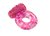 Розовое эрекционное кольцо с вибрацией Rings Axle-pin, цвет розовый - Lola Toys