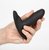 Черный массажер простаты с пультом-браслетом Eclipse Wristband Remote Pulsing Probe - 11,5 см., цвет черный - California Exotic Novelties