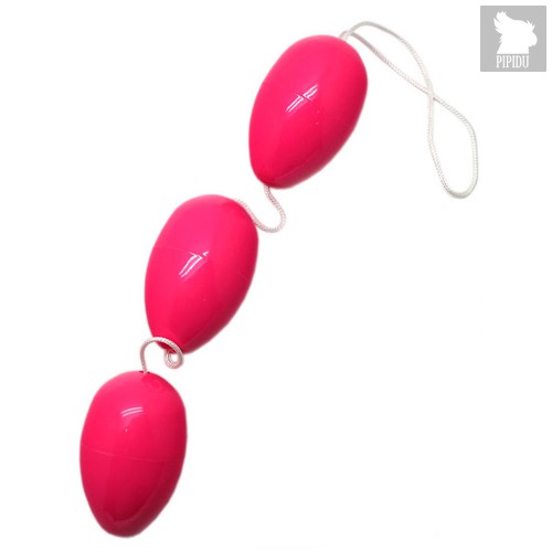 Шарики Eroticon Trio Eggs, цвет розовый - Eroticon