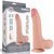 Телесный фаллоимитатор 8.5 Sliding Skin Dual Layer Dong - 22 см., цвет телесный - LoveToy