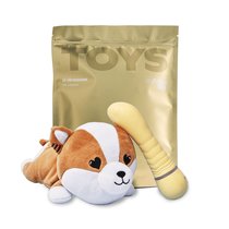 Желтый вибратор G-точки Shibae Toys - 17,5 см., цвет желтый - Friday bae