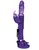 Фиолетовый вибратор с ротацией бусин, клиторальным стимулятором и надёжной присоской, цвет фиолетовый - Toyfa