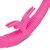 Розовый парный вибратор-кролик Together Vibes - 35,6 см., цвет розовый - Together toy