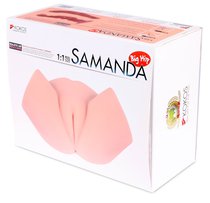 Мастурбатор-полуторс с вагиной и анусом Samanda - Kokos