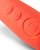 Оранжевый изогнутый вибратор Drift с подогревом - 13,8 см., цвет оранжевый - Lora Dicarlo