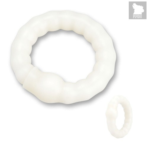 Эрекционное кольцо Erotic Fantacy диаметр 2,5, цвет белый - Erotic Fantasy