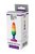 Разноцветная анальная втулка RAINBOW ANAL PLUG SMALL - 11 см., цвет разноцветный - Dream toys