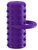 Фиолетовая вибропулька на палец Power Finger, цвет фиолетовый - ML Creation