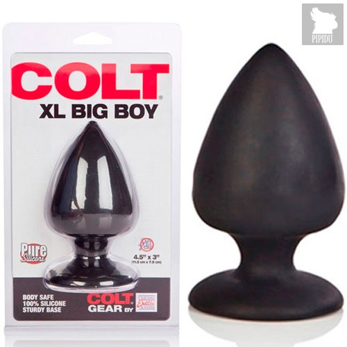 Пробка Colt XL Big Boy, цвет черный - California Exotic Novelties