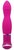 Розовый вибратор ECSTASY Rippled Vibe - 19,5 см., цвет розовый - Howells
