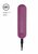 Фиолетовая перезаряжаемая вибропуля 7 Speed Rechargeable Bullet - 7,7 см., цвет фиолетовый - Shots Media