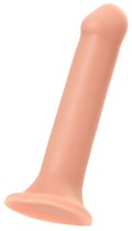 Телесный фаллос на присоске Silicone Bendable Dildo XL - 20 см., цвет телесный - Strap-on-me