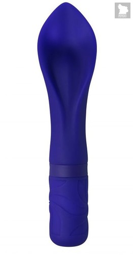 Синий мини-вибратор Mamasita’s Fantastic Shield - 15,2 см., цвет синий - Lola Toys