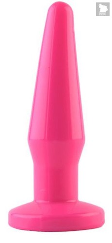 Розовая анальная втулка POPO Pleasure - 12,1 см., цвет розовый - Toyfa
