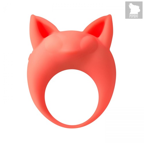 Оранжевое эрекционное кольцо Lemur Remi, цвет оранжевый - Lola Toys