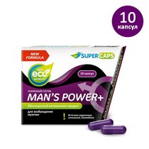 Капсулы для мужчин Man’s Power+ - 10 капсул (0,35 гр.) - Supercaps