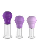 Набор мини помп-присосок разного размера Fantasy For Her Nipple Enhancer Set, цвет фиолетовый - Pipedream
