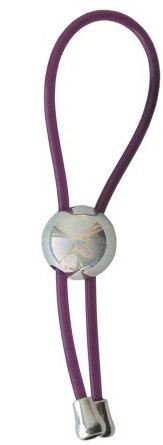 Фиолетовое эрекционное кольцо-лассо, цвет фиолетовый - Bioritm