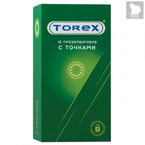 Текстурированные презервативы Torex "С точками" - 12 шт. - Torex