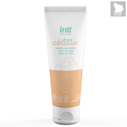 Лубрикант на водной основе Lubes Coconut с ароматом кокоса - 50 гр. - INTT