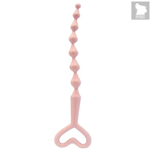 Розовая анальная цепочка REE SEDUCE PINK - 32 см, цвет розовый - Ree