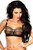 Эффектный бюстгальтер Gorgeous bra, цвет черный, размер L-XL - Lolitta