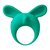 Зеленое эрекционное кольцо Fennec Phil, цвет зеленый - Lola Toys