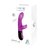 Фиолетовый вибратор-кролик Gaia 2.0 - 20,4 см., цвет фиолетовый - Adrien Lastic