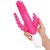 Розовый вибратор-кролик с анальным стимулятором - 26 см., цвет розовый - Rabbit Essentials