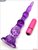 Фиолетовый анальный конус с вибропулькой - 17 см, цвет фиолетовый - Eroticon