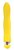Желтый эргономичный вибратор Sexy Friend - 17,5 см., цвет желтый - Bioritm