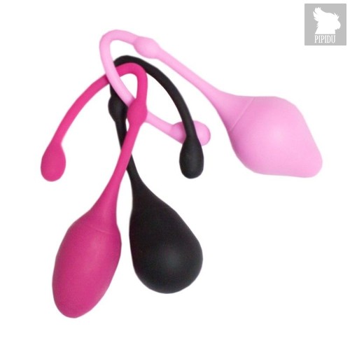 Набор из 3 вагинальных шариков Trifid Balls, цвет розовый - RestArt
