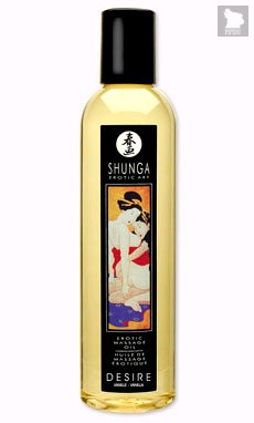 Возбуждающее массажное масло с ароматом ванили Desire - 250 мл - Shunga Erotic Art