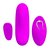 Лиловая вибровкладка в трусики Lisa с пультом ДУ, цвет лиловый - Baile