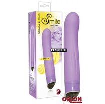 Фиолетовый вибратор Smile Easy - 22 см - ORION