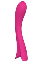 Розовый перезаряжаемый вибратор LOVELY PRINCESS - 15 см., цвет розовый - Dream toys
